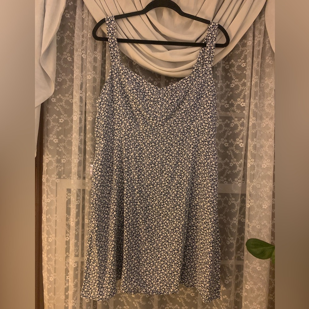 Old Navy Blue Floral Mini Dress